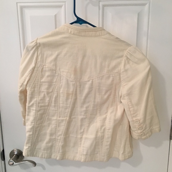 ANTHROPOLOGIE Cidra Button Cotton Jacket 2 - Picture 6 of 7